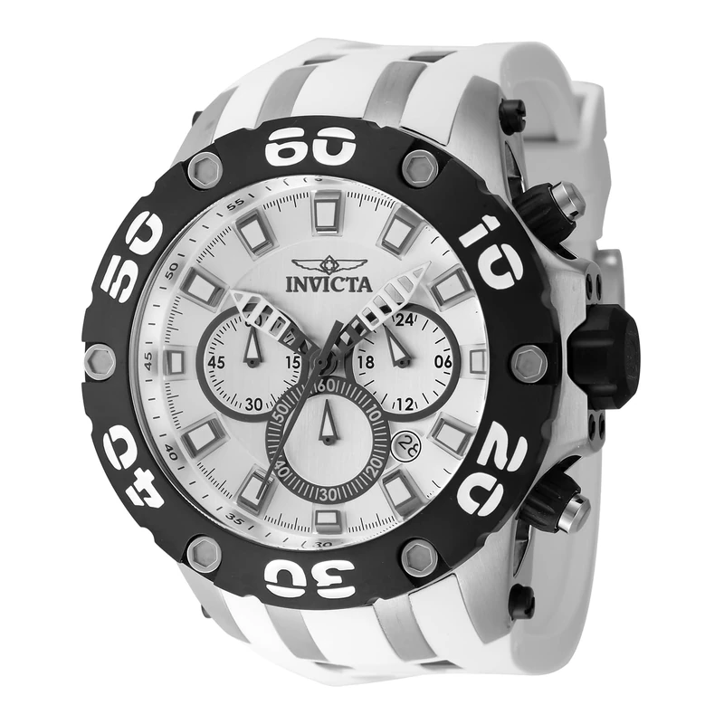 Invicta Pro Diver 46140 Men's Watch - Waterproof - Analogue - Quartz Movement - Stainless Steel with Gold dial - 45mm