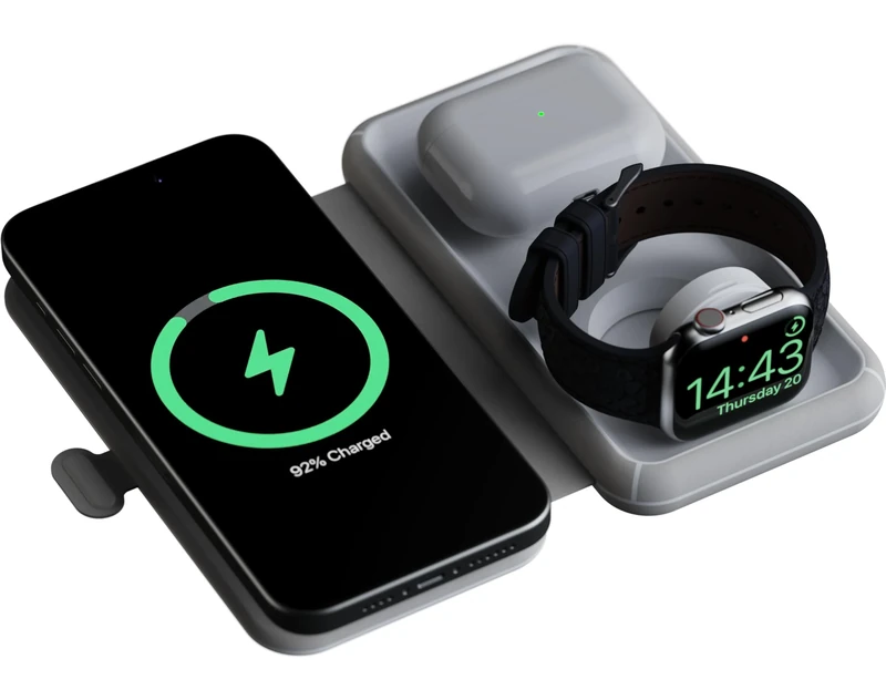 FOLDABLE WIRELESS TRAVEL CHARGER 3IN1