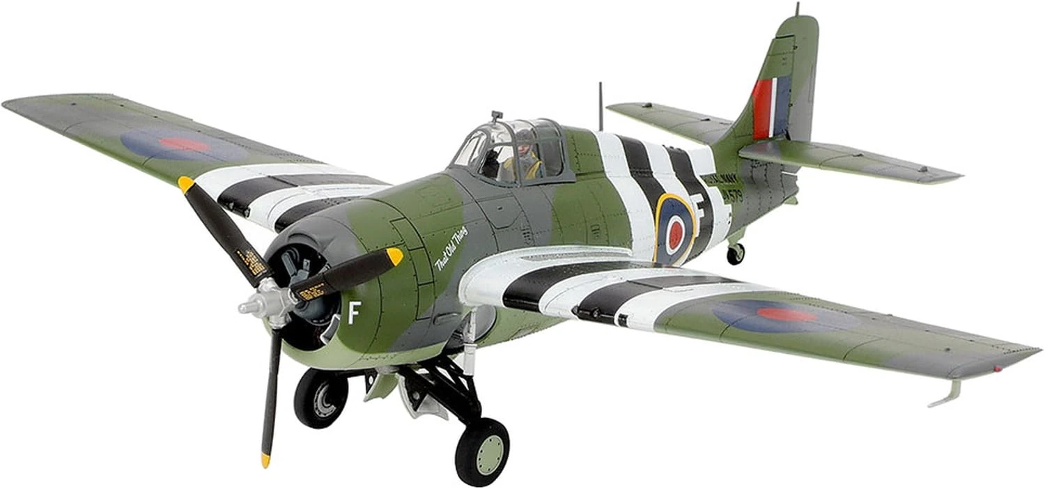 TAMIYA 61126 1:48 US Grum. FM-1 Wildcat/Martlet Mk.V - Model Building, Plastic Kit, Military Kit, Standing Model Building