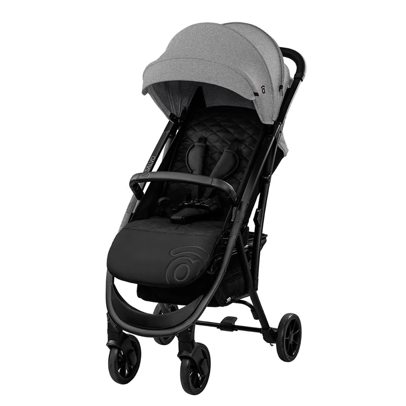 ASALVO Pushchair Model Cotton 2 Grey Steel
