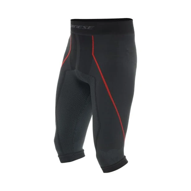 DAINESE, MEN'S 3/4 SKI THERMAL UNDERPANTS, BLACK/RED, XS/S