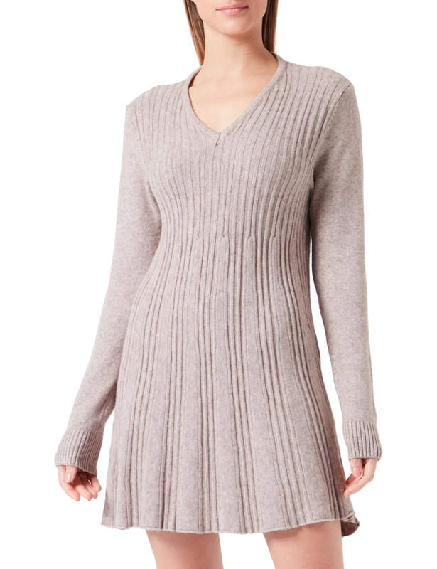 Kraimod Women's Mini Dress, Taupe, 8