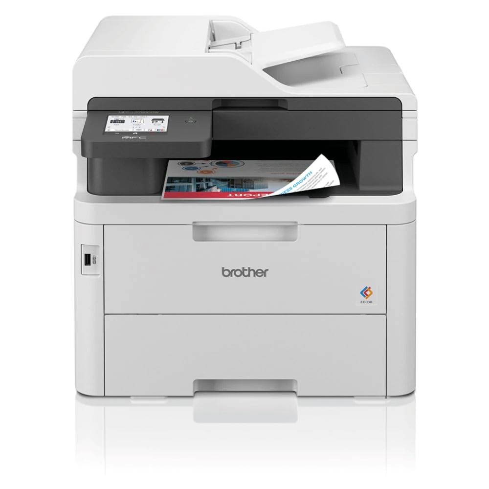 Brother MFC-L3760CDW All-in-one Colour Wireless LED Printer |Print, copy, scan & fax |USB 2.0| A4|UK Plug