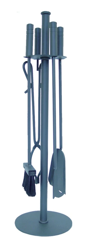 IMEX EL ZORRO 12011-F - 4 Pieces Round Fireplace Set (FORGING) - Image 1