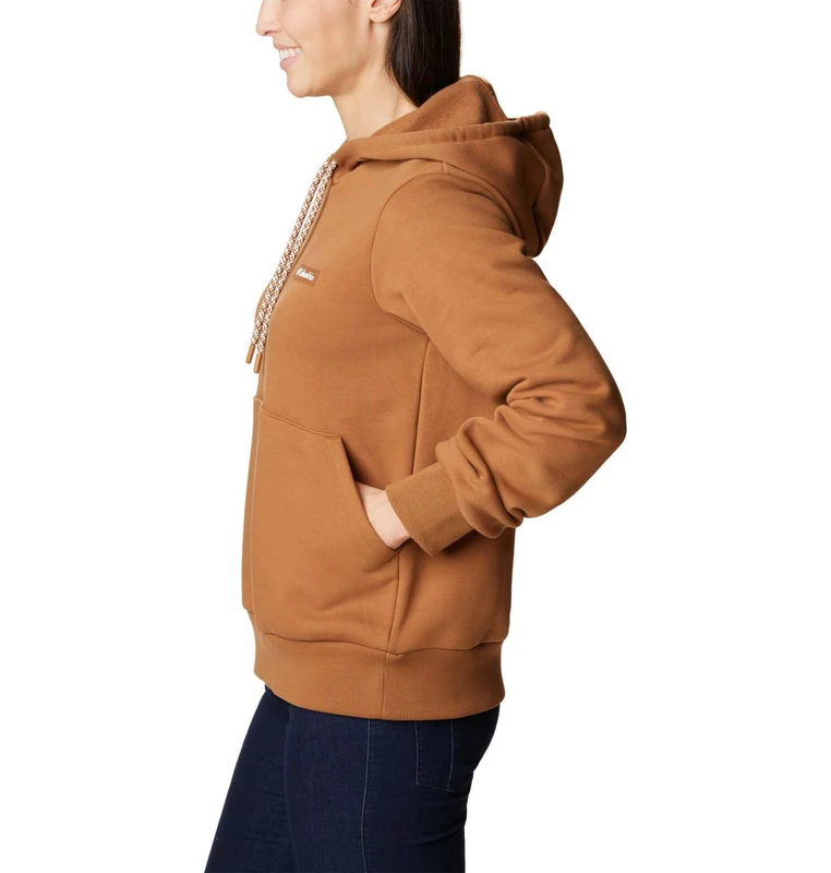 Columbia Sweatshirt W Marble Canyon™ Hoodie Brown L Women, brown, L - Image 1