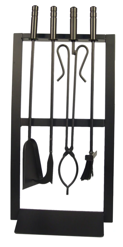 IMEX EL ZORRO, 12005-N - 4 Pieces Rectangular Fireplace Set (NEG