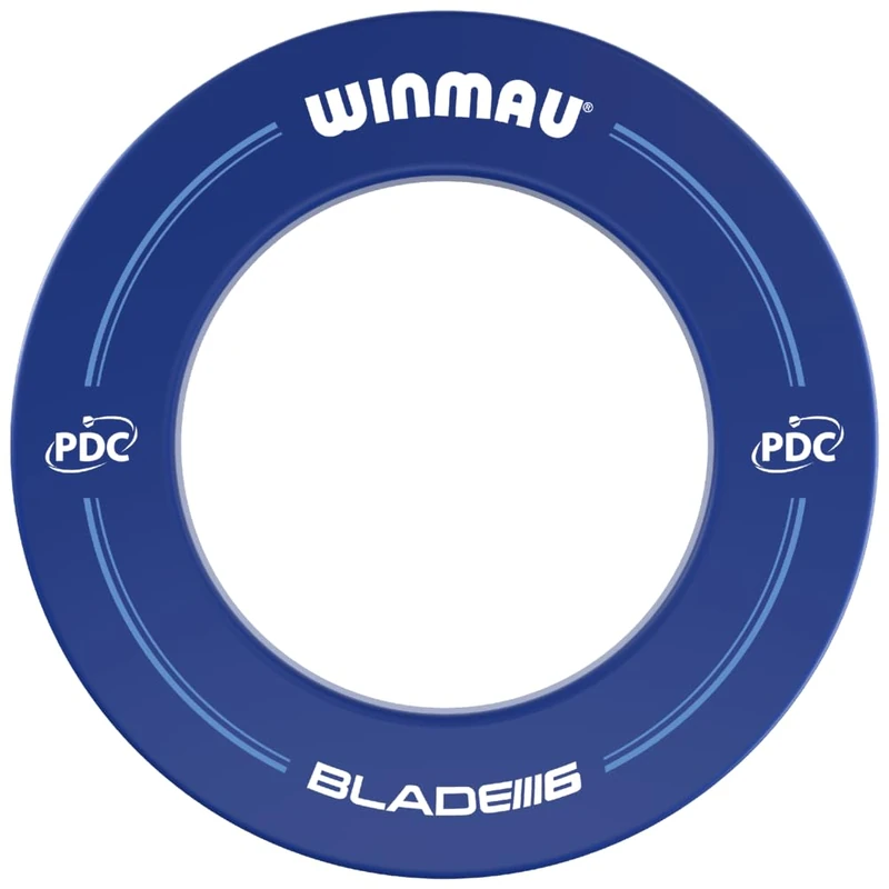 WINMAU PDC Printed Dart Board Surround Ring - Blue - Durable Backboard Wall Protector for Dartboards - Professional Darts Accessories