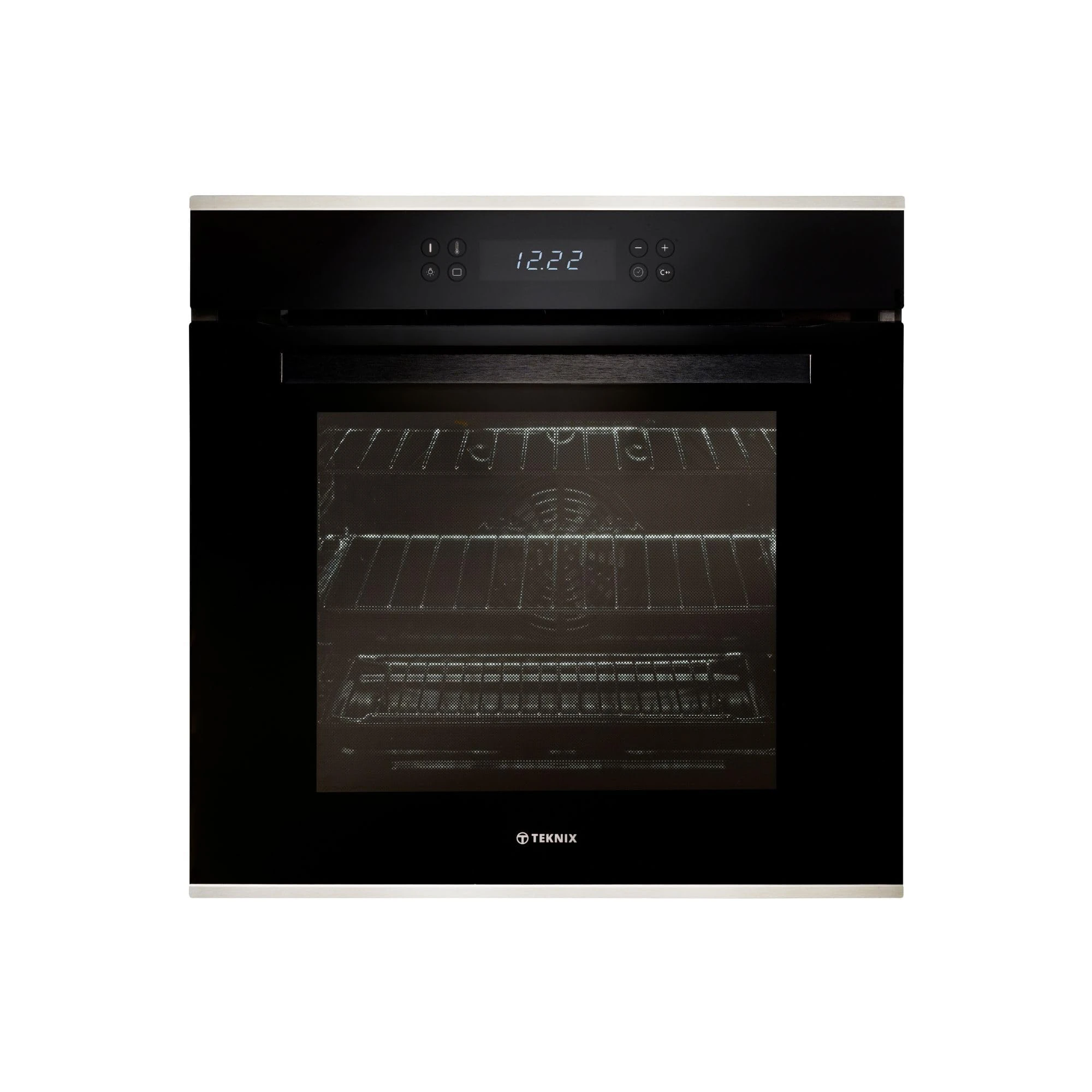 Teknix Signature Collection SCS63PX 60cm Built In 10 Function Pyrolytic Oven With Programmable Timer - Stainless Steel
