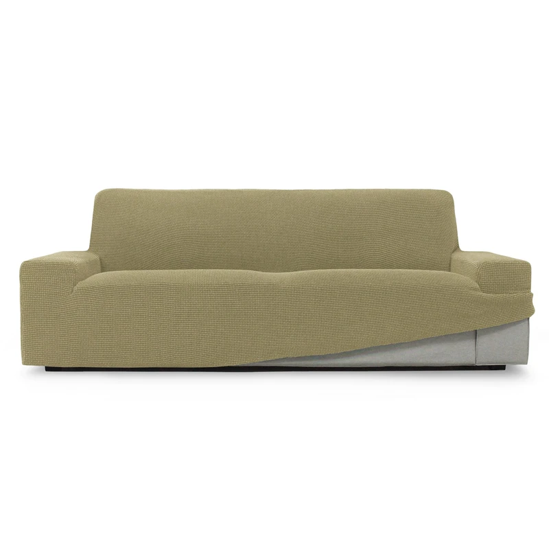 SOFASKINS® Super Elastic Cover, Sofa Cover 3 Seater, Breathable, Comfortable and Durable, Sofa Cover, Easy to Install, Dimensions (180-230 cm), Pistachio Colour
