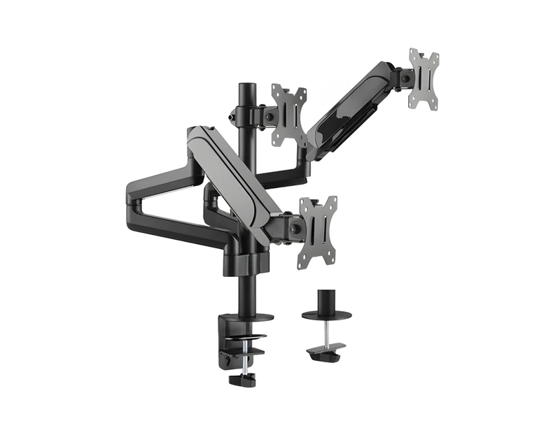 HDWR Stand for 3 Monitors, Triple Monitor Arm, Tall field Triple Monitor Stand 17"-32", Support VESA 75/100 mm, SolidHand-AS03 - Image 1