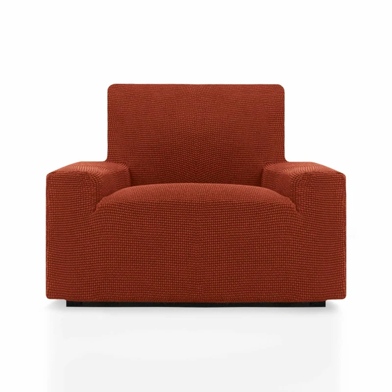 SOFASKINS® Super Elastic Cover, Sofa Cover 1 Seater, Breathable, Comfortable and Durable, Sofa Cover, Easy to Install, Dimensions (70-110 cm), Colour Kettle - Image 1
