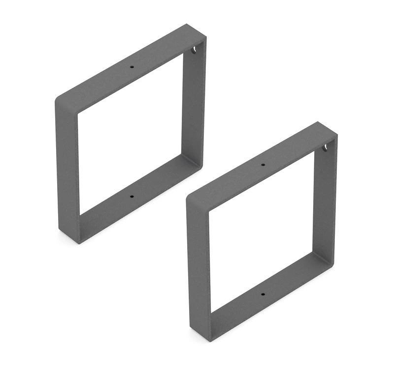 Alberts 833169 Shelf Brackets Conny | a Pair | Shelf Brackets Available in Different Trendy Colours | Shelf Brackets as a Pair or Single | Size 180 x 180 x 30 mm