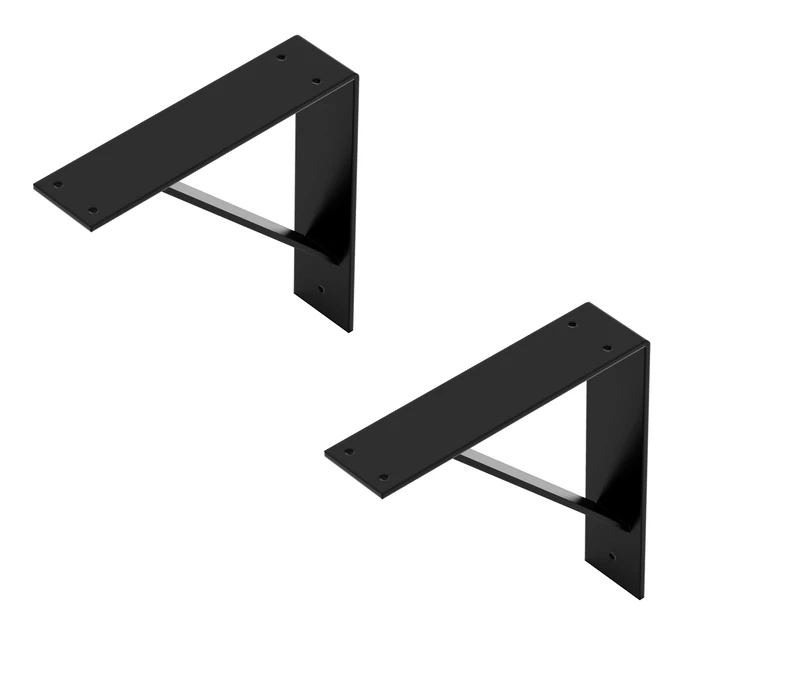 Alberts 869632 Shelf Bracket Sam | a Pair | Shelf Bracket Available in Different Trendy Colours | Shelf Bracket as a Pair or Single | Size 205 x 205 x 50 mm