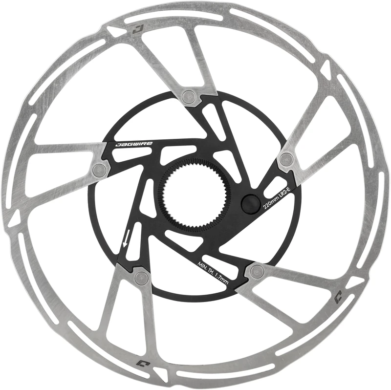 Jagwire Pro LR2-E Disc Brake Rotor - Centerlock - 220mm, Silver
