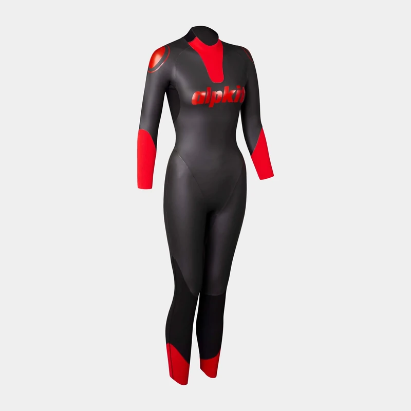 Alpkit Lotic Swimming Wetsuit Outdoor swimming wetsuit (Black and Red, Tall & Strong) - Image 1