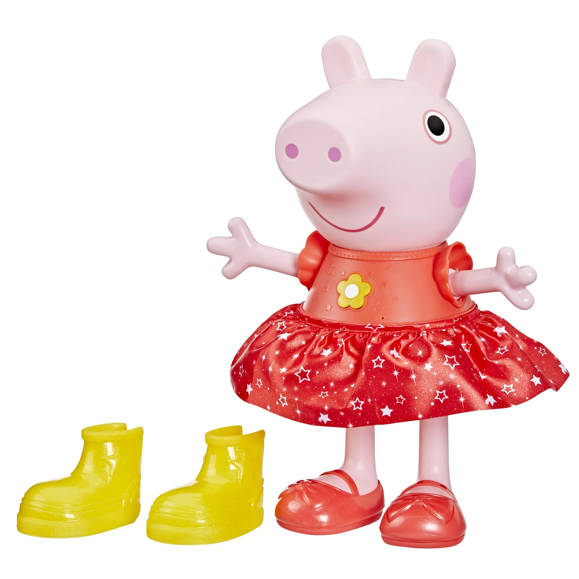 Peppa Pig Peppa’s Muddy Puddles Party Doll, Yellow