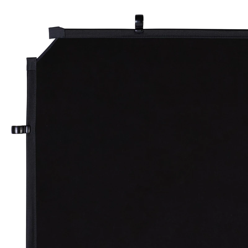 Manfrotto EzyFrame Photography/Video Large Format Collapsible Background Cover 2 x 2.3m - Black/Ultra-Portable/Family Shoots/Portraits/Animated Action Poses/Fashion/Commercial - LL LB7953