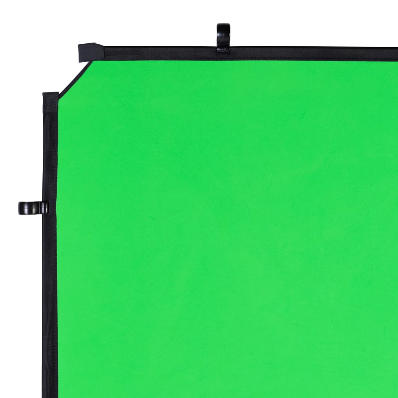 Manfrotto EzyFrame Photography/Video Large Format Collapsible Background Cover 2 x 2.3m - Chroma Key Green/Ultra-Portable/Family Shoots/Portraits/Animated Action Poses/Fashion/Commercial - LL LB7947