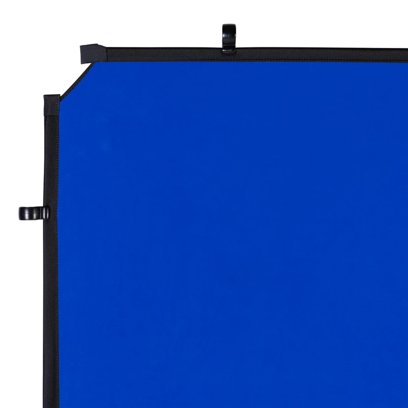 Manfrotto EzyFrame Photography/Video Large Format Collapsible Background Cover 2 x 2.3m - Chroma Key Blue/Ultra-Portable/Family Shoots/Portraits/Animated Action Poses/Fashion/Commercial - LL LB7949