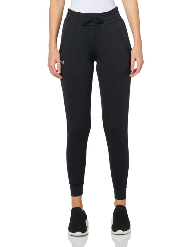 Under Armour Women's HeatGear Pants, (002) Black / / White, XX-S Shorts