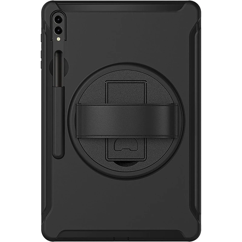 Sahara Protection Hand Strap Series Case for Samsung Galaxy Tab S10+, S9+, S9 FE+, S8+, Black (TB00333)