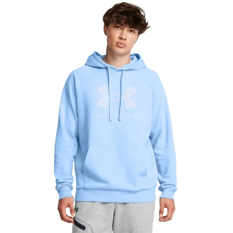 Under Armour Men's Rival Fleece Logo Hoodie, (466) Horizon Blue / / Horizon Blue, XXL/Tall