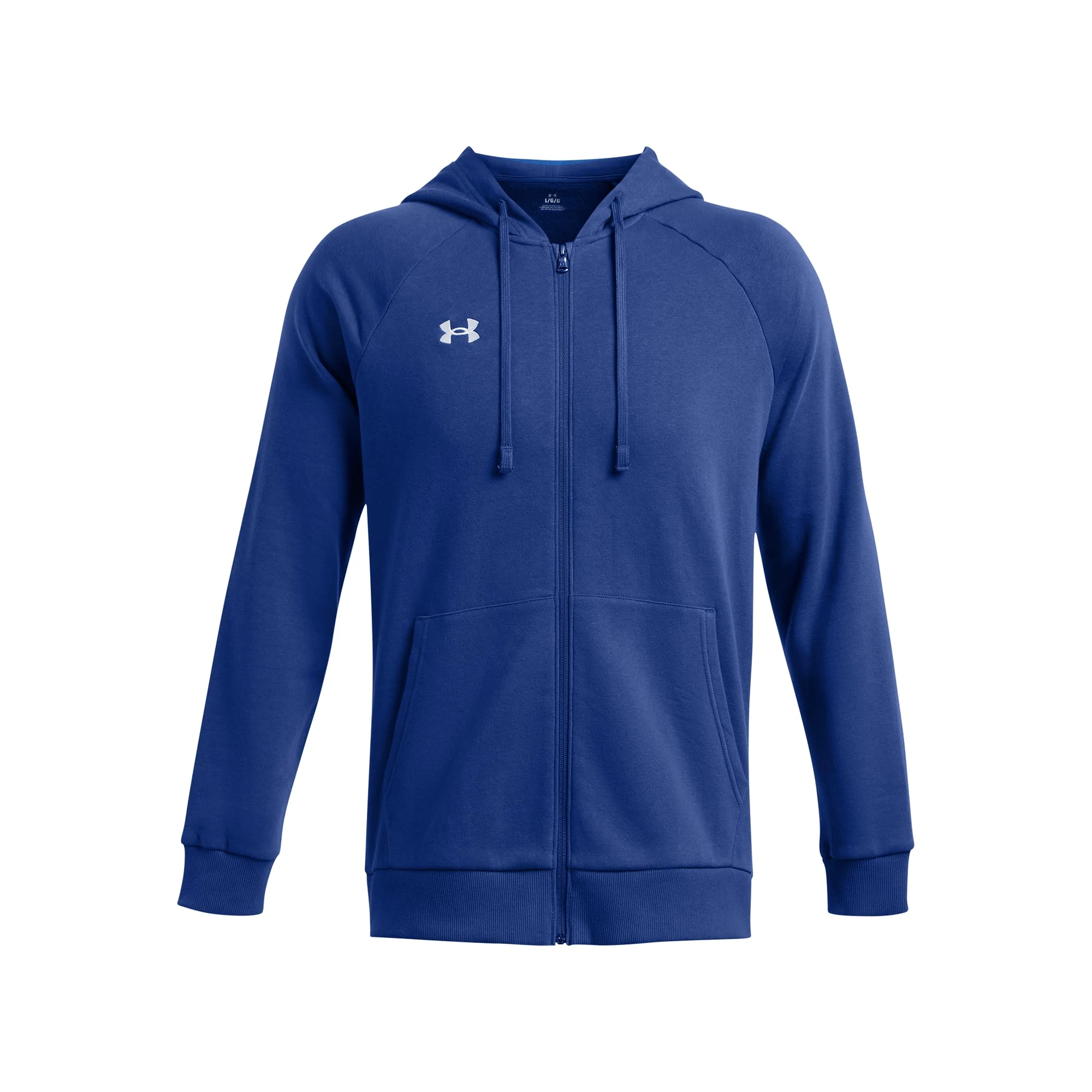 Under Armour Men's UA Rival Fleece FZ Hoodie, Ultra-Soft Fleece Hoodie with Brushed Interior, Zip Up Hoodie with Open Hand Pockets, Hooded Sweatshirt for Loungewear and Winter Warm Ups