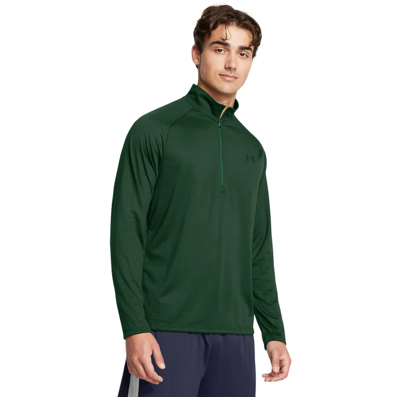 Under Armour Men's Tech 2.0 ½ Zip, (301) Forest Green / / Black, L