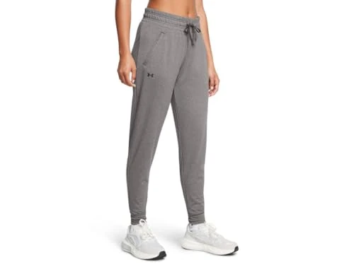 Under Armour Women's HeatGear Pants, (020) Charcoal Light Heather / / Black, X-S Tall