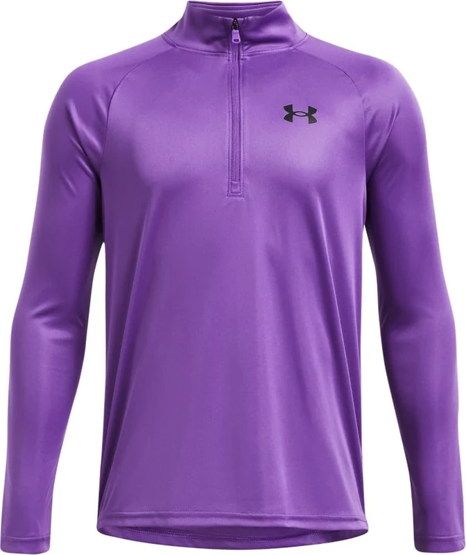 Under Armour Boys UA Tech 2.0 Half Zip, (525) Lavish / / Black, M
