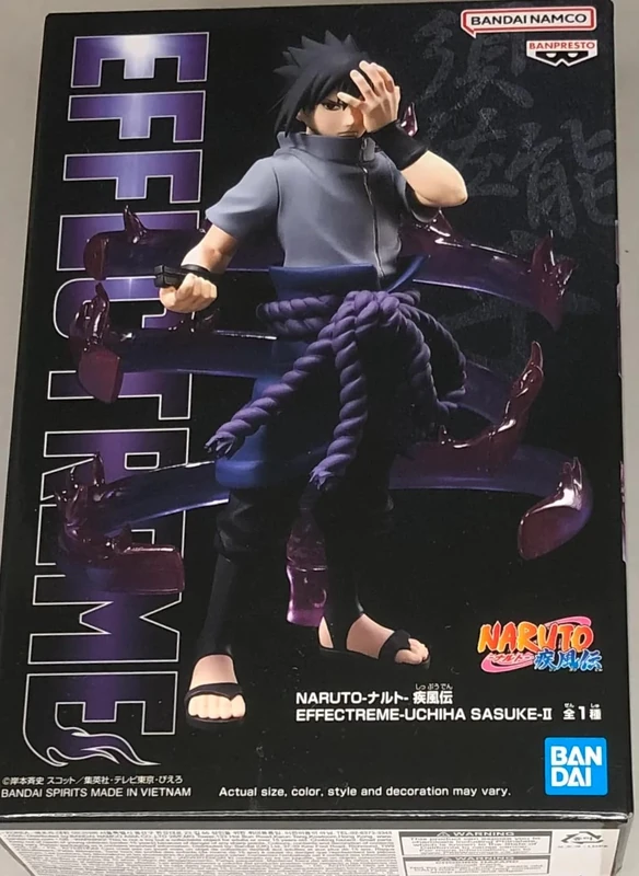 BANPRESTO NARUTO SHIPPUDEN - Uchiha Sasuke - Figurine Effectreme 15cm