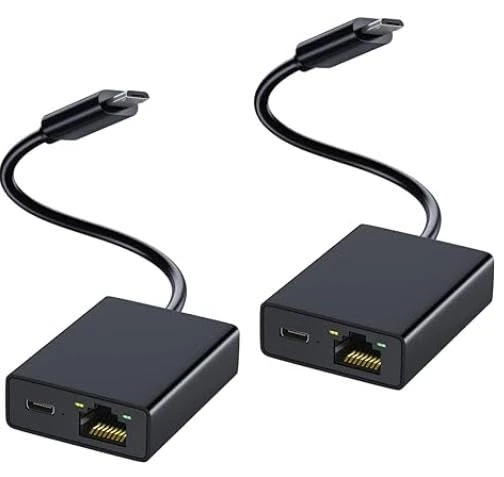 Ethernet Adapter for Fire TV Stick,Micro USB to RJ45 Ethernet Network Adapter Compatible with 4K Fire Stick,Chromecast Google Home Mini and More Streaming TV Sticks(2 Packs)