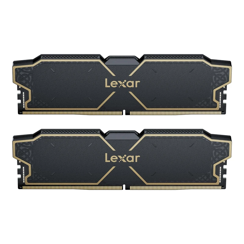 Lexar THOR OC DDR5 RAM 32GB Kit (2x16GB) 6000 MHz, DRAM 288-Pin UDIMM Desktop Memory, Support XMP 3.0 & AMD EXPO High-Performance Computer Memory, CL32-38-38-96, 1.3V (LD5U16G60C32LG-RGD)
