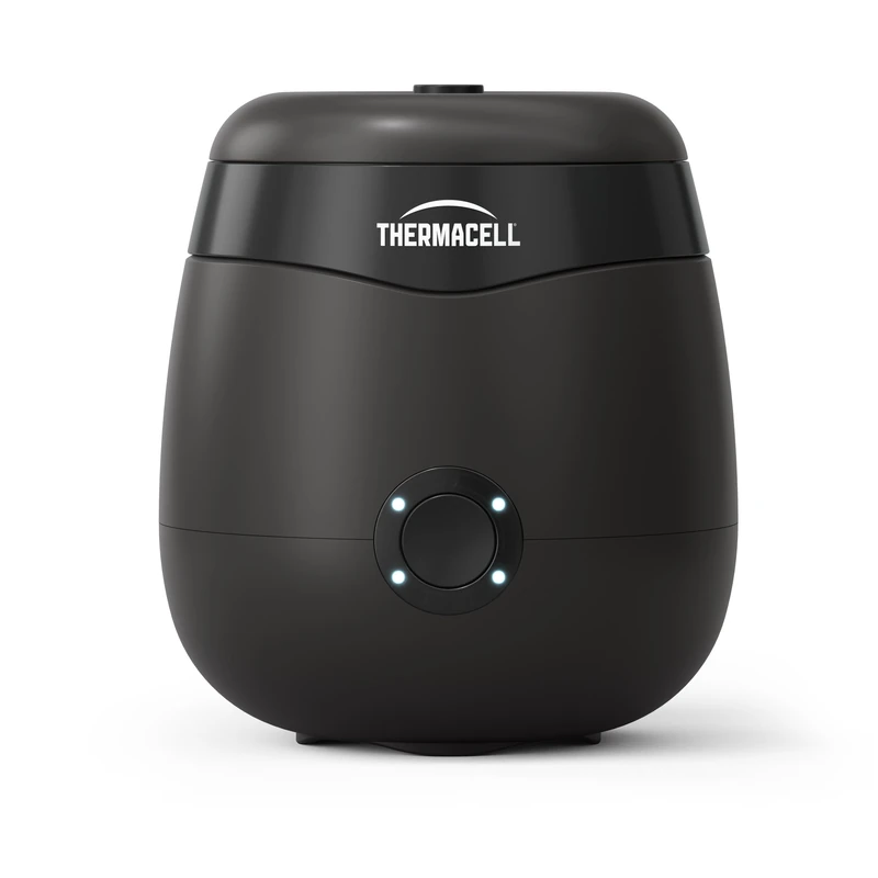 THERMACELL Anti-Mosquito and Tiger Mosquito Shield, Outdoor, Garden, Terrace, Wireless, Rechargeable, Protection Area 29 m², Quick Effect, Odorless, Refills Not Included, Black