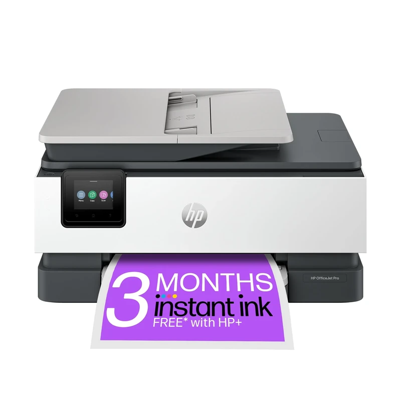 HP OfficeJet Pro 8132e All-in-One Printer | Colour | Printer for Home | Print, Scan, Copy, Fax Automatic Document Feeder| 3 Months of free Instant Ink | Up to 3 Year Warranty