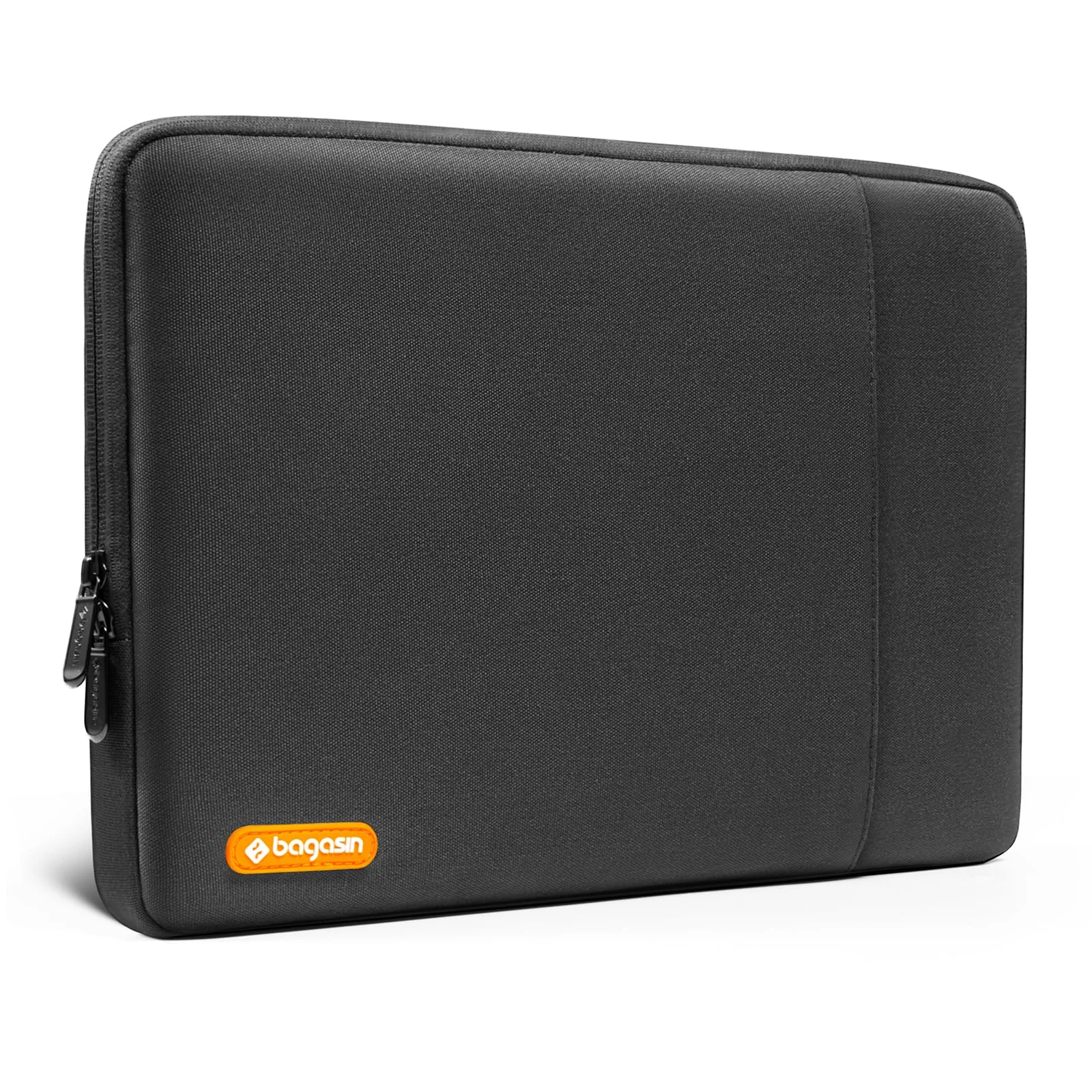 Bagasin Laptop Case 12.3 inch, 11.6-12.3 inch Laptop Sleeve Compatible with MacBook Air 11.6, Acer HP Dell Lenovo Samsung, Surface Pro, Polyester Vertical Computer Sleeve Bag with Pocket, Black