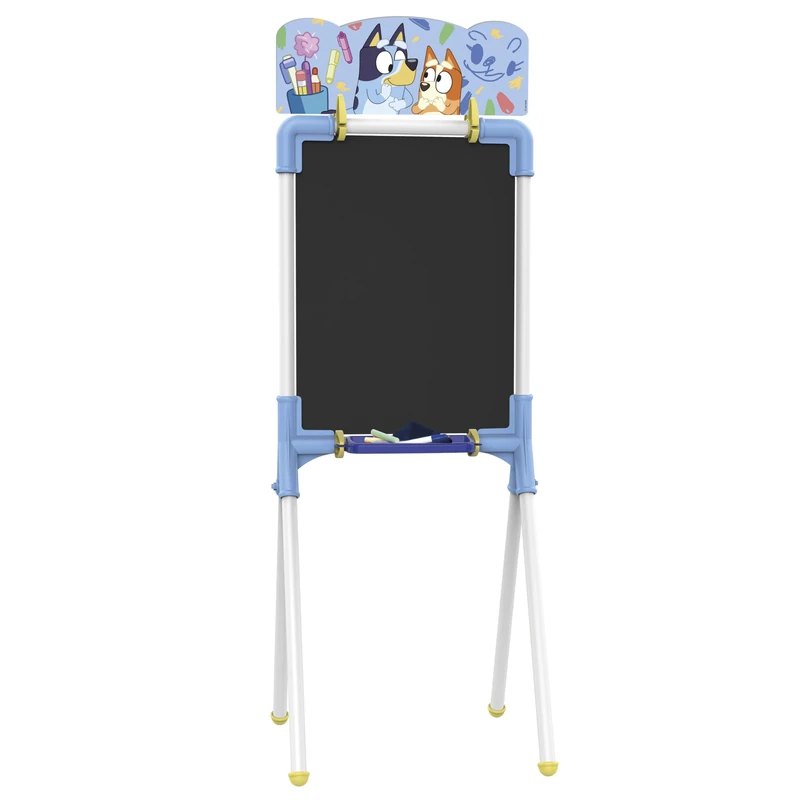 Chicos - Blue 2-in-1 Children's Board Including Marker, Chalk and Eraser, Material of high Strength and Durability, from 3 Years (53053)