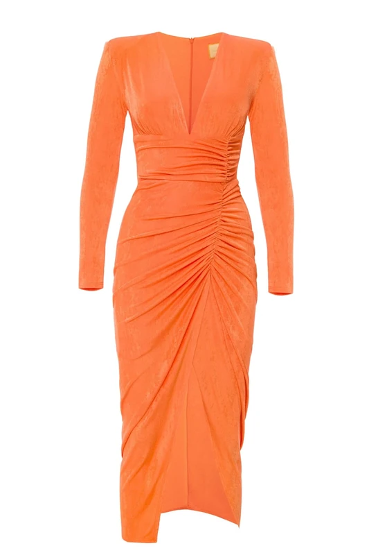 Swing Fashion Women's Nicol_pomaranczowa Cocktail Dress, Orange, 10
