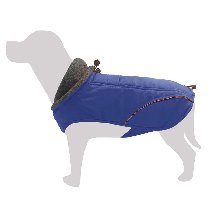 Arquivet Blue Reflective Vest for Dogs 'Cervino' XL, 40 cm, Protects from the Cold, Vest for Dogs