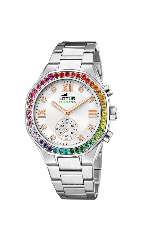 Lotus Ladies Steel Hybrid Smartwatch with Steel Bracelet 18924/5
