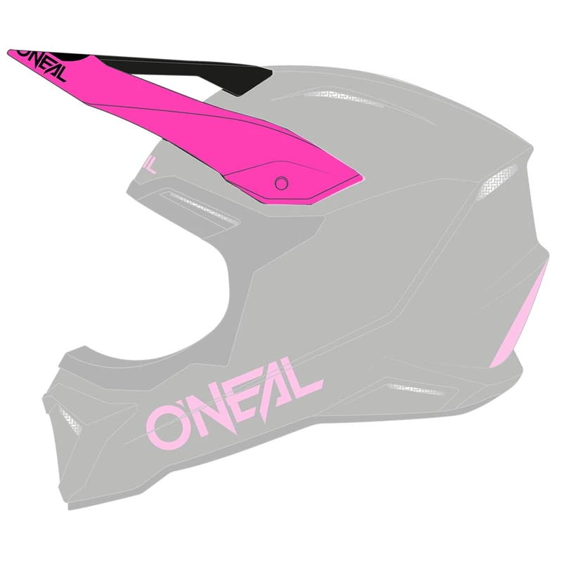 O'NEAL Helmschirm Youth 1SRS Solid, schwarz pink, 0634-0