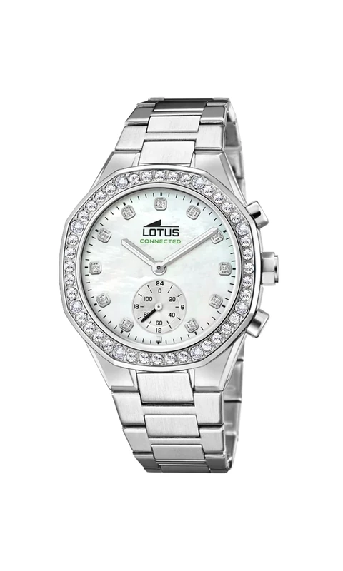 Lotus Ladies Steel Hybrid Smartwatch with Steel Bracelet 18924/1