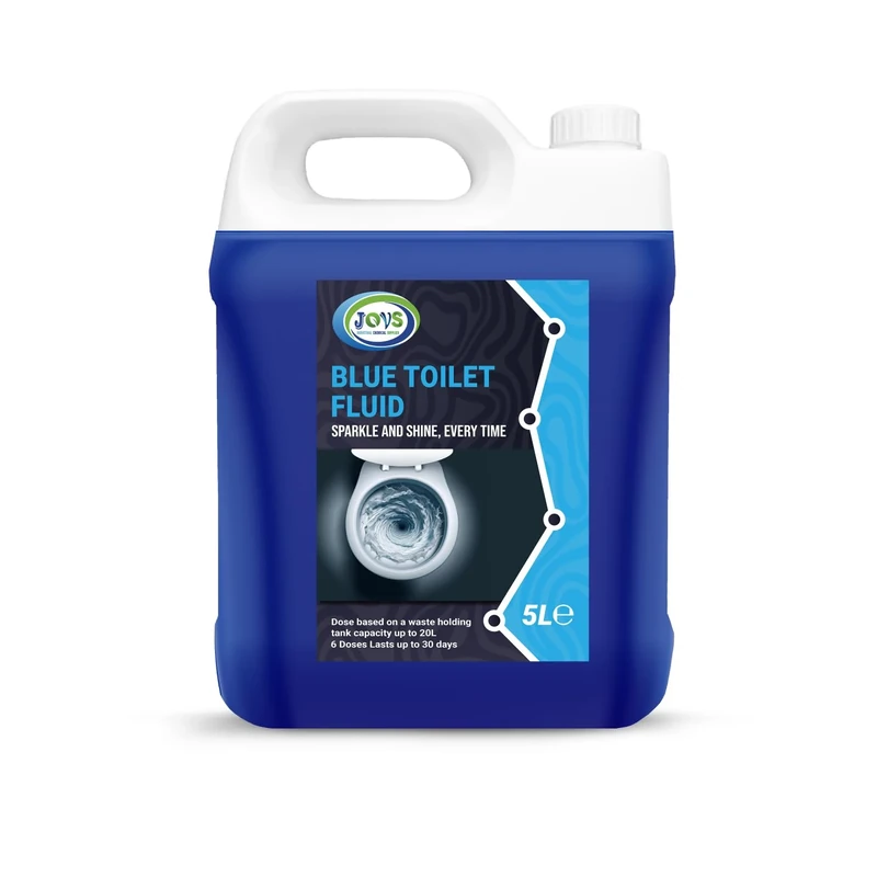 Blue Chemical Toilet Fluid 5L For Motorhomes & Caravans | Eco-Friendly, Odour Eliminator | Up to 50 Treatments