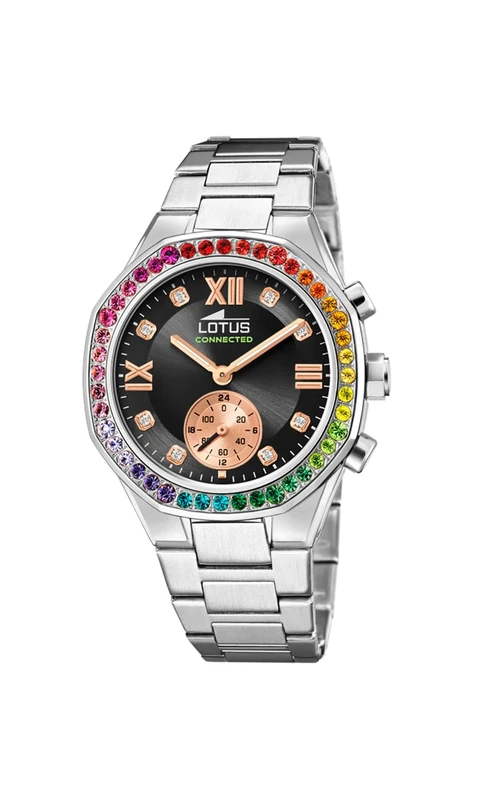 Lotus Ladies Steel Hybrid Smartwatch with Steel Bracelet 18924/6