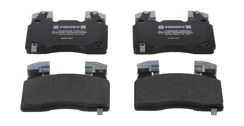 FERODO BRAKE PADS | FDB5058 | FRONT | FOR CHEVROLET CAMARO 2015- | OE-MATCHING QUALITY | ECO-FRICTION FUSE+ TECHNOLOGY