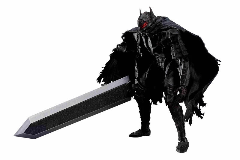 TAMASHII NATIONS S.H. Figuarts Berserk Guts (Berserk Armor) - Passionate - Approx. 6.3 inches (160 mm), ABS, PVC & Fabric, Pre-painted Action Figure