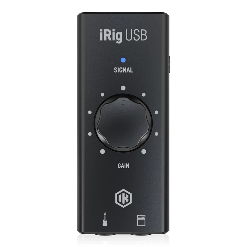 IK Multimedia iRig USB Guitar USB-C Audio Interface for Mac and PC - High Resolution Audio Transmission, AMP Output with Two FX/Thru Modes, Input Gain Controller, Includes IK App and Software Package