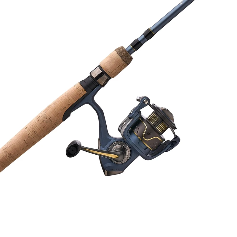 Pflueger 6'9" President Spinning Reel and Rod Combo, Medium Light, 2-Piece Graphite Rod, Size 30 Reel, Aluminum Spool