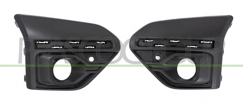 Dacia Sandero Stepway Model 06/20 Grained with Hole for PDC + Sensor Holder with Holes for Rail (Right + Left)