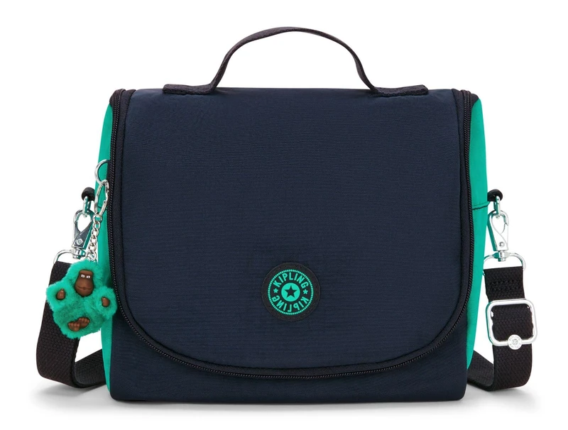Kipling NEW KICHIROU Large lunchbox, Pouches, Cases, Blue Green Bl (Blue)